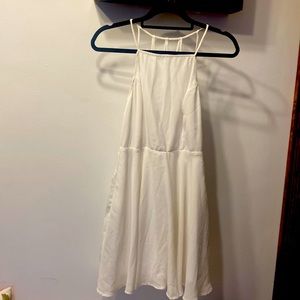 White strappy dress